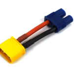 XT60 Male-to-EC3 Female Connector Adapter Wire Harness