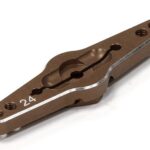 Billet Machined Double Sided Servo Horn 24T for Hitec Servo (r=20, 24mm Holes)