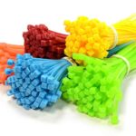 V2 Mixed Color Plastic Tie Wrap / Cable Tie (500) Small Size