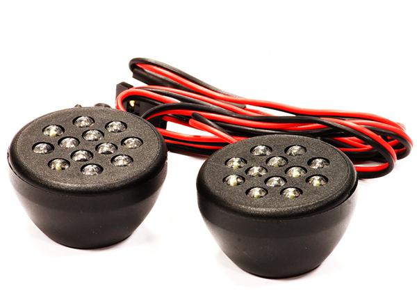 C24610RED Off-Road High Brightness Large Spot LED Light (2) Set+Housing - Image 1