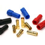 High Current Gold Plated 6mm Bullet Brushless Motor Connector Set