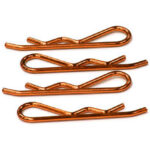 Color Body Clips Large (4) for 1/5 & 1/4 Size Vehicles