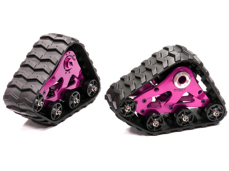 C24683PURPLE Front Snowmobile & Sandmobile Conversion for HPI 1/8 Apache SC & C1 Flux - Image 1