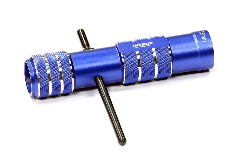 C24712BLUE Professional Wheel Nut 23mm Hex Socket Wrench (Handle Size: 31mm) - Image 1