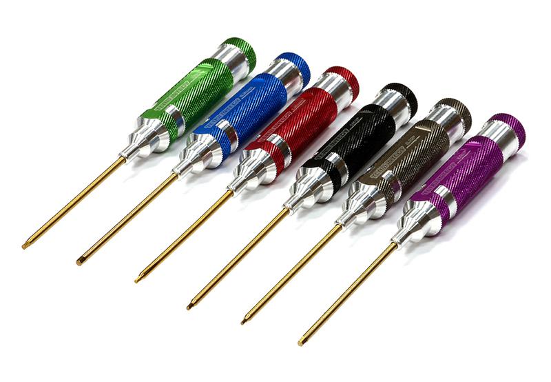 C24726 Color Coded AX Handle Wrench 6pcs Set Ti-Nitride Allen Hex - Image 1