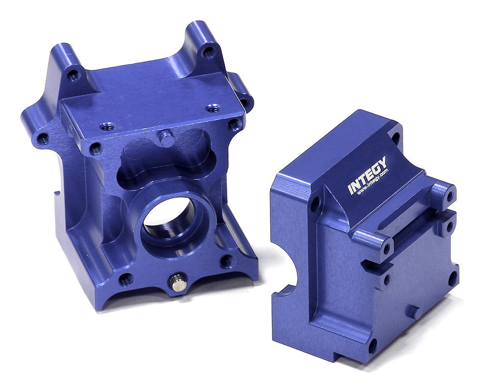 C24849BLUE Billet Machined Differential Case (1) for HPI 1/8 D8, Apache SC & C1 Flux - Image 1