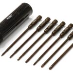 QuickPit Spring Steel Allen Hex (7) Wrench Set w/ Carbon Fiber Handle