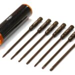 QuickPit Spring Steel Allen Hex (7) Wrench Set w/ Carbon Fiber Handle