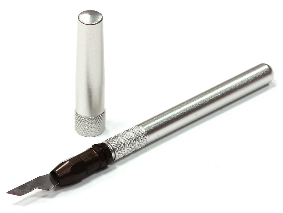 C24874SILVER Billet Machined Type K1 Precision Hobby Knife Set for Decal & Masking Works - Image 1