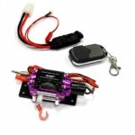 Billet Machined T3 Realistic Mega Winch w/Wireless Module for 1/10 Scale Crawler