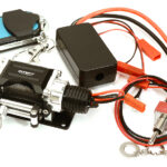 Billet Machined T3 Realistic Mega Winch w/Wireless Module for 1/10 Scale Crawler