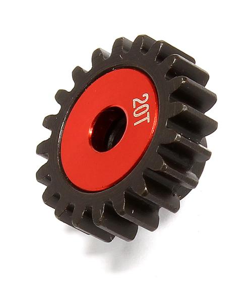 C24987 Billet Machined HD 5mm Bore Mod1 Pinion Gear 20T for HPI 1/8 Apache SC & C1 Flux - Image 1