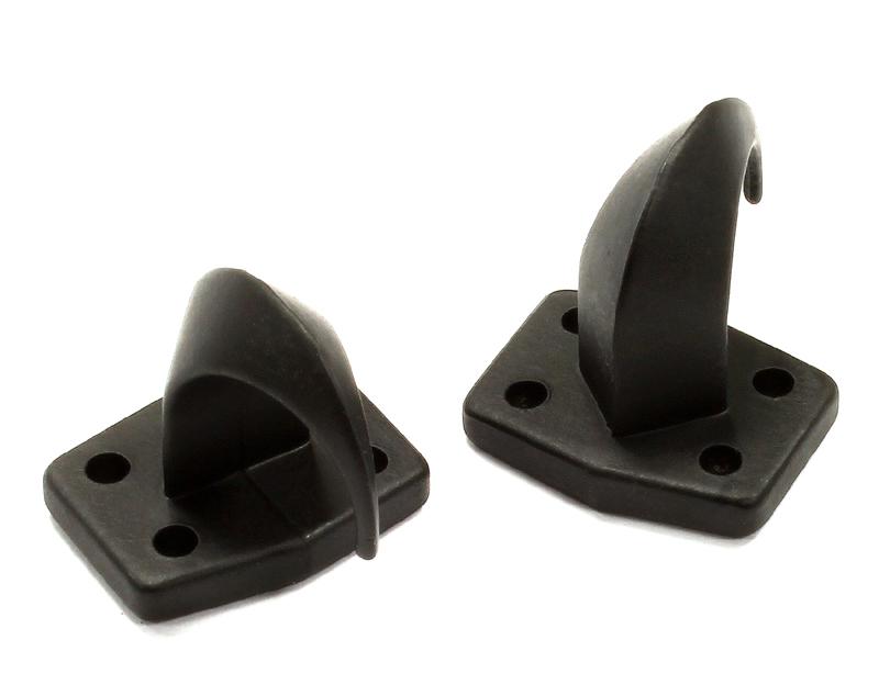 C25014BLACK Realistic 1/10 Bolt-On Hooks (L) for Off-Road Trail Rock Crawling - Image 1