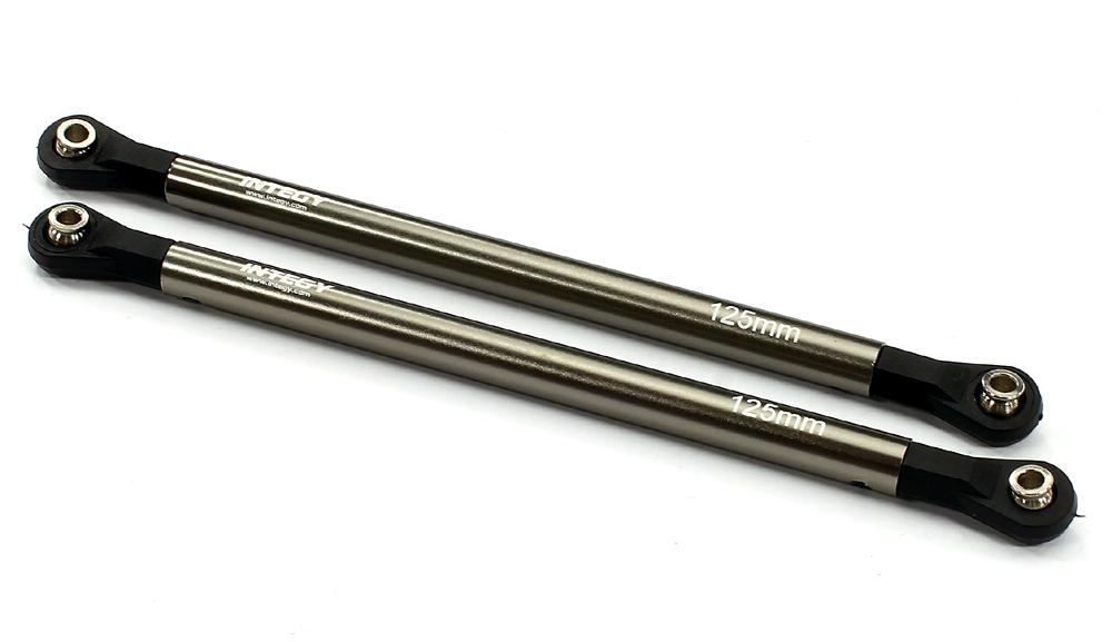 C25084GUN Billet Machined 125mm Type Suspension Links (2) for Axial SCX-10 & Other Crawler - Image 1