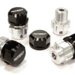 Billet Machined 17mm Wheel Hex (4) +6mm Offset for T-Maxx, 1/10 Revo & Summit