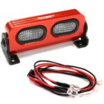 Realistic T1 Adjustable Spot Light Bar (2) w/ LED for 1/10 & 1/8 Scale