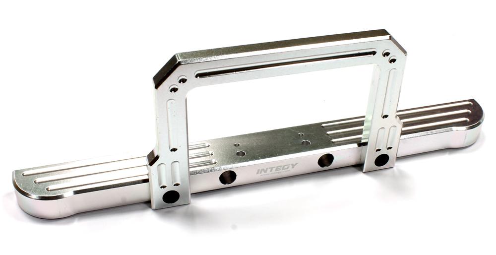 C25157SILVER Billet Machined Realistic Front Bumper for 1/10 Type D90 Off-Road Scale Crawler - Image 1