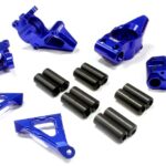 Billet Alloy Modified Rear Hub + Steering Block Set for HPI Baja 5B2.0, 5T & 5SC