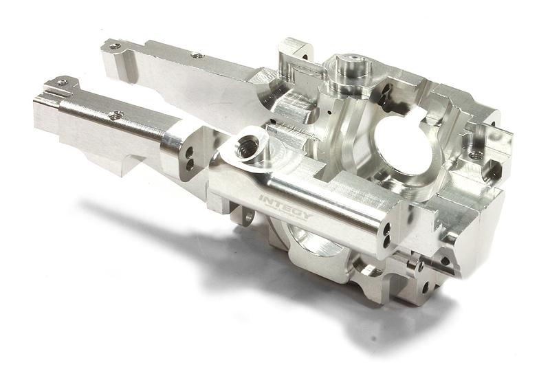 C25278SILVER Silver Billet Machined Rear Bulkhead Upgrade for Traxxas 1/10 Scale Summit - Image 1