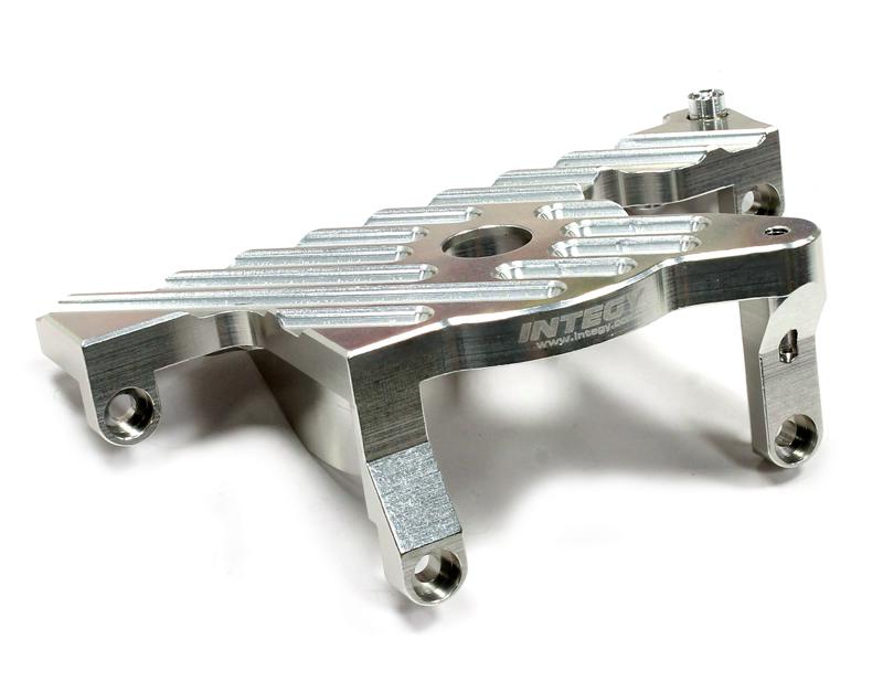 C25301SILVER Machined Motor Mount for Traxxas Slash 4X4 LCG Chassis (Non-Telemetry) 7460 - Image 1