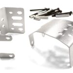 Alloy Skid Plate Assembly (2) for Axial SCX-10 Type Axle