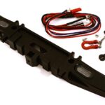 Billet Machined Rear Bumper w/ LED Lights for D90 Scale Rock Crawler