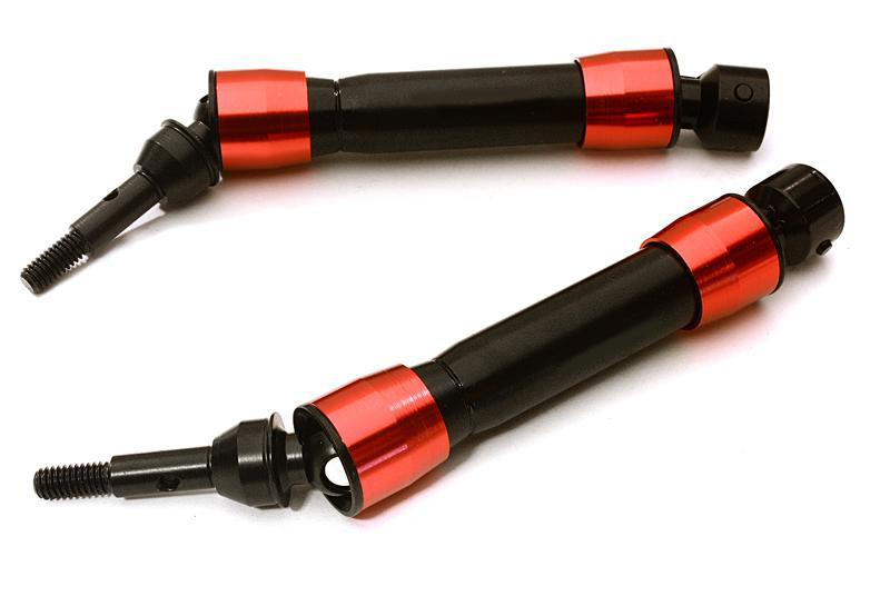 C25503RED V2XHD Steel Front Universal Drive Shaft(2) for Traxxas 1/10 Slash & Stampede 4X4 - Image 1