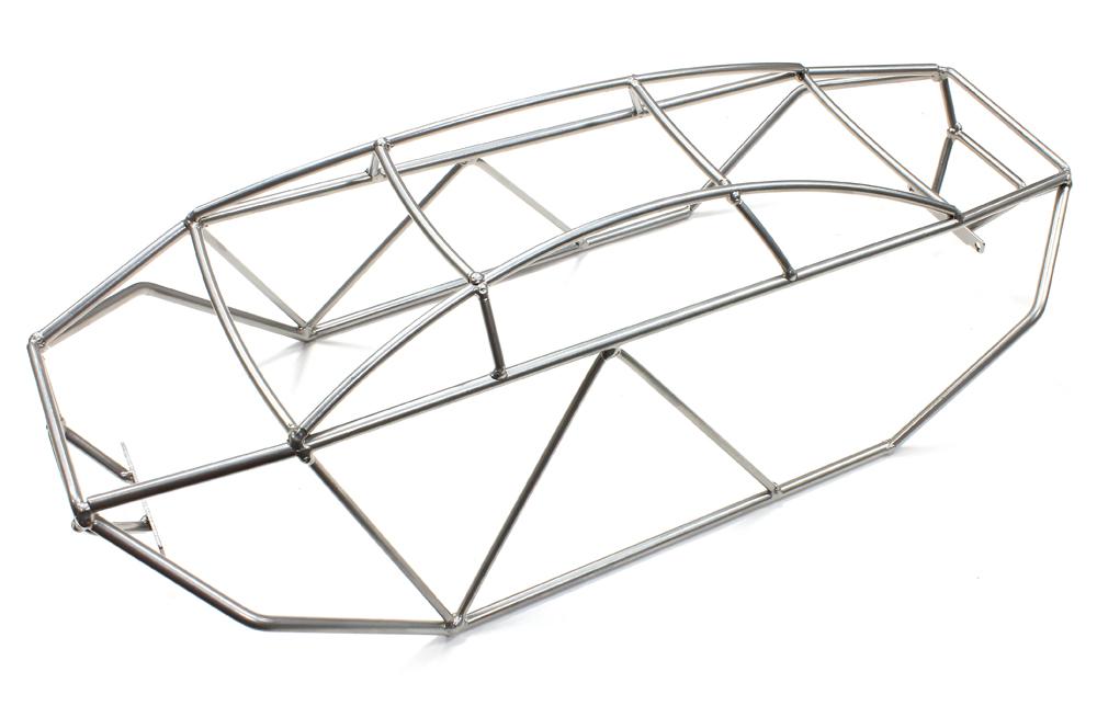 C25564SILVER Realistic T2 Steel Roll Cage for Savage XL (428mm) - Image 1