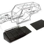 Realistic Steel Roll Cage Body w/ Luggage Tray for Axial Wraith 2.2