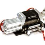 Billet Machined T7 Realistic High Torque Mega Winch for Scale Rock Crawler 1/10