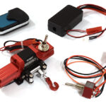 Billet Machined T8 Realistic Mega Winch w/ Remote for Scale Crawler 1/10 Size