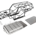 V2 Realistic T2 Steel Roll Cage Body w/ Luggage Tray for Axial Wraith 2.2