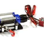 Billet Machined T9 Realistic High Torque Mega Winch for Scale Rock Crawler 1/10