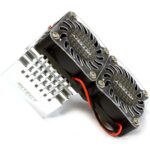 Twin 40x40mm HS Cooling Fan+Heatsink Mount for 40mm O.D. Motor