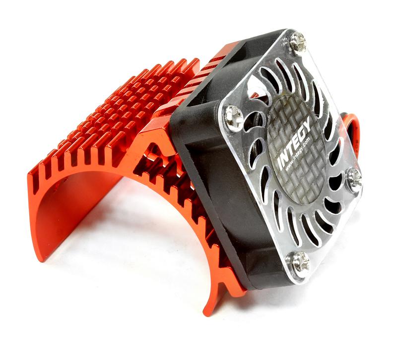 C25729RED Side 40x40mm HS Cooling Fan+Heatsink Mount for 40mm O.D. Motor - Image 1