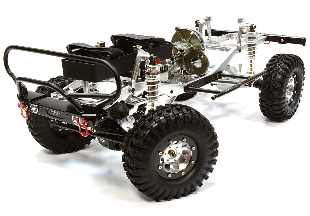 C25771SILVERT1 Billet Machined 1/10 Size TR290 Trail Roller 4WD Off-Road Scale Crawler ARTR - Image 1