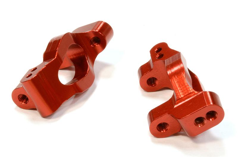 C25783RED Billet Machined Caster Blocks for Traxxas LaTrax Rally 1/18 - Image 1