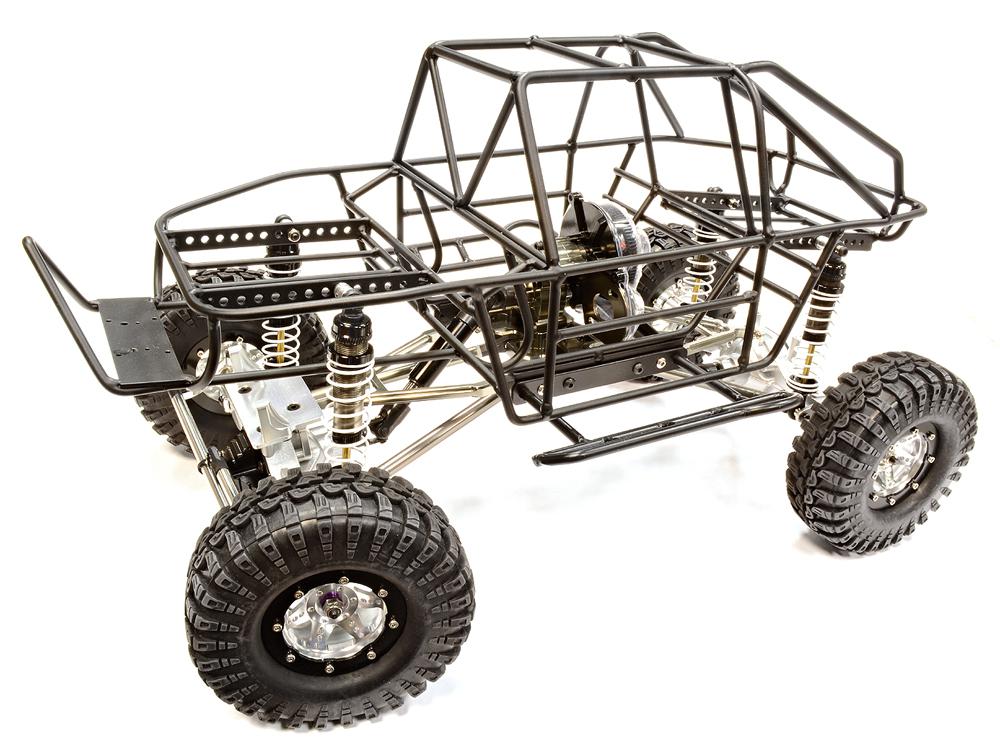 C25799BLACK Billet Machined 1/10 RCT1.9 Roll Cage Type Trail Racer 4WD Scale Crawler ARTR - Image 1