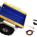 Realistic Leaf Spring 1/10 Size Utility Box Trailer for Scale Crawler Truck