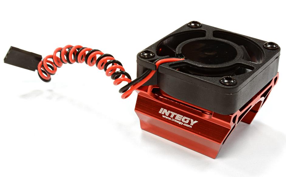 C25861RED High Speed Cooling Fan+Heatsink Mount for 28mm O.D. Motor - Image 1