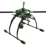 Custom Machined Alloy+Carbon Fiber Quadcopter Upgrade Frame 550 Size Foldable