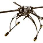 Custom Machined Alloy+Carbon Fiber Quadcopter Upgrade Frame 550 Size Foldable