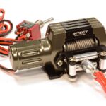 Billet Machined T10 Realistic High Torque Mega Winch for Scale 1/10 Rock Crawler