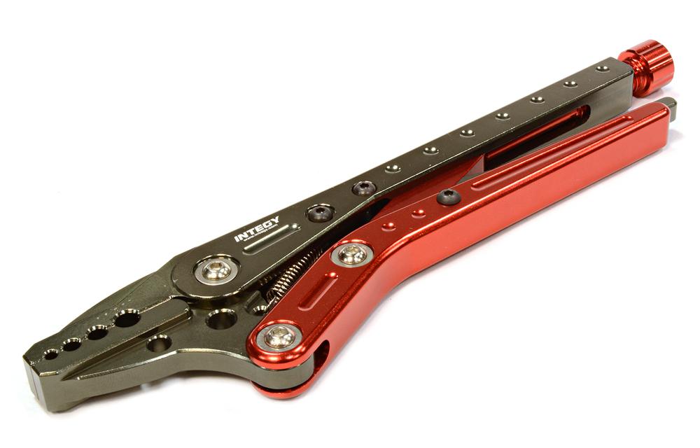 C25882RED Billet Machined Adjustable Shock Shaft Maintenance Pliers - Image 1