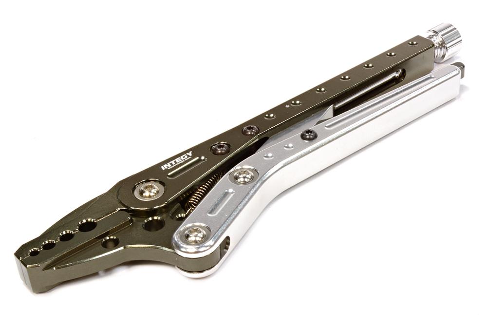 C25882SILVER Billet Machined Adjustable Shock Shaft Maintenance Pliers - Image 1