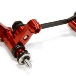 Billet Machined Red Steering Bellcrank for Traxxas LaTrax Rally 1/18 Scale