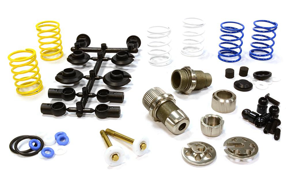 C25910GUN XSR11 Competition 52-55mm Racing Shock (2) for 1/10 Touring Car & Drift Car - Image 1