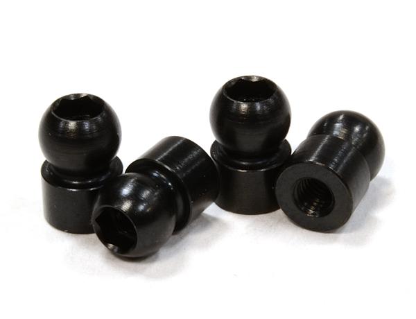 C25914 Ball Nut M3 6mm Type 4pcs for Tamiya, TRF, Yokomo, 3Racing & C25910 - Image 1