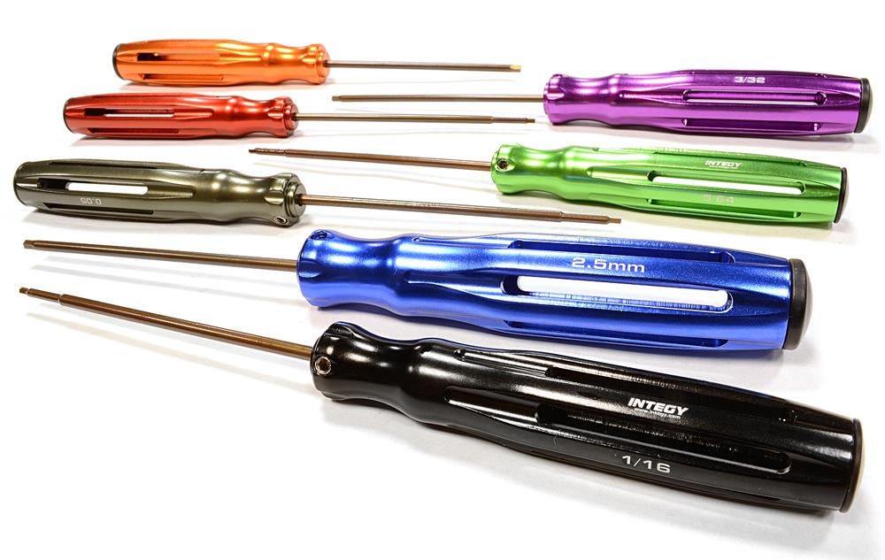 C25927 Professional Allen Wrench Set Heavy-Duty Hex 7pcs (Handle: 18-22mm O.D.) - Image 1