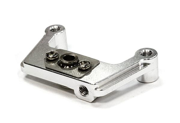 C25929SILVER Billet Machined Upper Y-Link Type Roll Mount for Axial SCX-10 Scale Crawler - Image 1